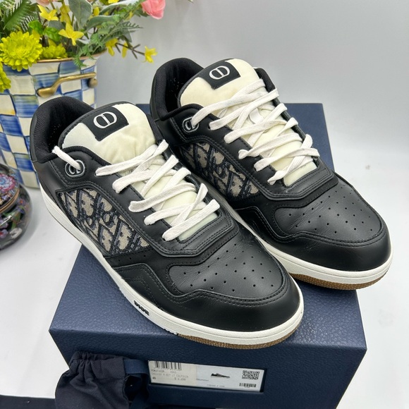Men's Dior B 27 uptown, leather sneakers size 45 made in Italy. Worn once. - Picture 1 of 10